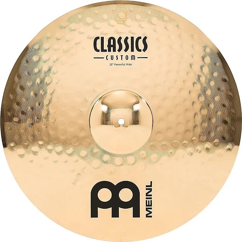 Potente platillo ride Meinl Classics Custom Brilliant CC20PR-B de 20"